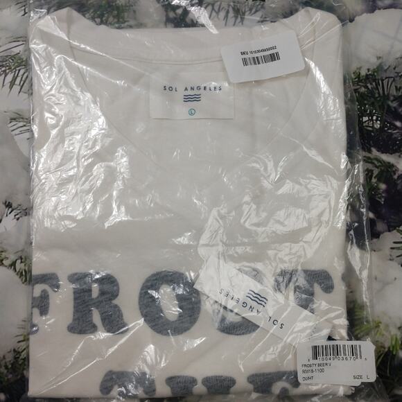 NWT Frosty the Beer Can White Sol Angeles T-shirt sz Medium - Picture 9 of 11